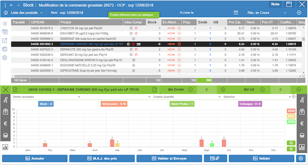 pharmavitale gestion de stock